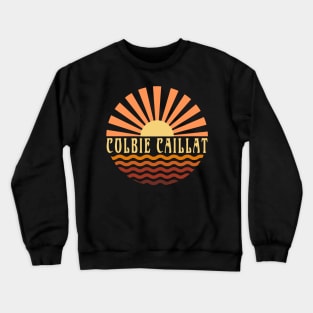 Graphic Circles Colbie Name Lovely Styles Vintage 70s 80s 90s Crewneck Sweatshirt